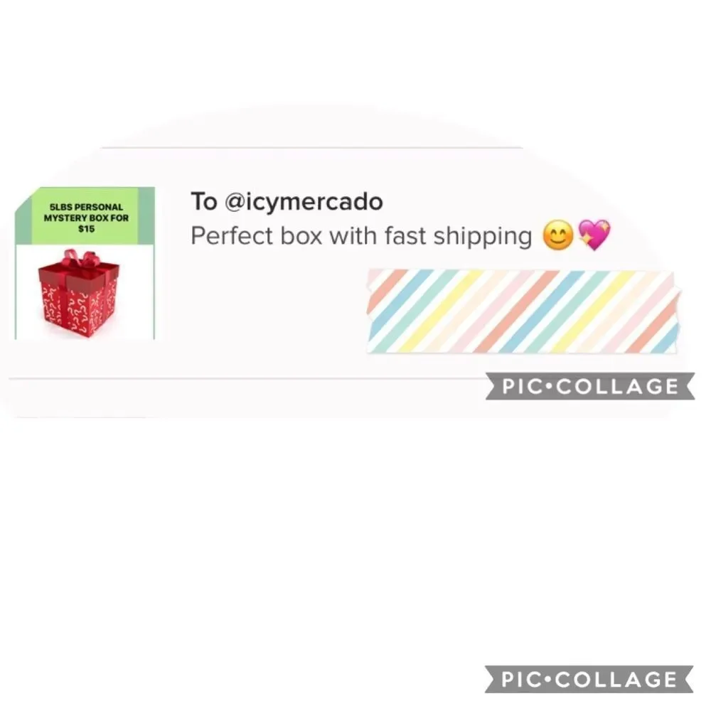 5 lbs Personal Mystery Box for $15